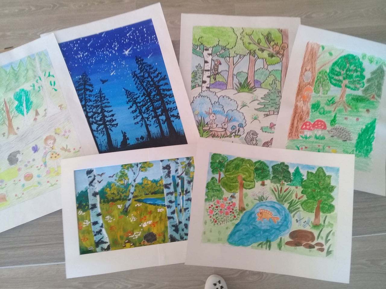 Дети о лесе конкурс рисунков
